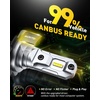 image:imageAUXITO H11 Light Bulbs 40000LM 10X Brighter 6500K Cool White  H11H9H8 Fog Light Plug and Play Pack of 2H7