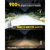 image:imageAUXITO H11 Light Bulbs 40000LM 10X Brighter 6500K Cool White  H11H9H8 Fog Light Plug and Play Pack of 2HB49006