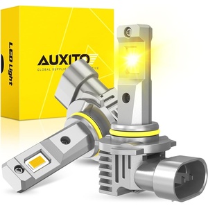image:imageAUXITO 9005 h11 Bulbs Combo 120000LM HB3 H8 Lighting Conversion Kit 4PCS  15X Brighter Visibility Perfect Beam Pattern 5Minute Plug and Play 999 CANBus Ready9145H109140 Yellow