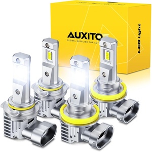 image:imageAUXITO 9005 h11 Bulbs Combo 120000LM HB3 H8 Lighting Conversion Kit 4PCS  15X Brighter Visibility Perfect Beam Pattern 5Minute Plug and Play 999 CANBus Ready9005H11