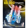 image:imageAUXITO 90059006 LED Bulb HB3HB4 Bulbs 180000LM White Brighter 4PCS  Plug N Play 6000HRS Long Lifespan No Flicker 99 Compatibility OEM Mini Design ToolFree 5Min Install Fits 99 CarsWhite