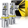 image:imageAUXITO 9004 LED Bulbs 6500K White 84000LM Mini Size Plug and Play2PCS  1000 Brightness IP68 Waterproof for Snow amp Rain 360 ShadowFree Beam CANbus ErrorFree OEM Fit NonPolarity