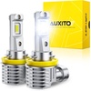 image:imageAUXITO 90059006 LED Bulb HB3HB4 Bulbs 180000LM White Brighter 4PCS  Plug N Play 6000HRS Long Lifespan No Flicker 99 Compatibility OEM Mini Design ToolFree 5Min Install Fits 99 CarsWhite