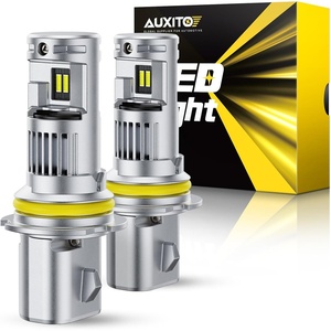 image:imageAUXITO 9004 LED Bulbs 6500K White 84000LM Mini Size Plug and Play2PCS  1000 Brightness IP68 Waterproof for Snow amp Rain 360 ShadowFree Beam CANbus ErrorFree OEM Fit NonPolarity