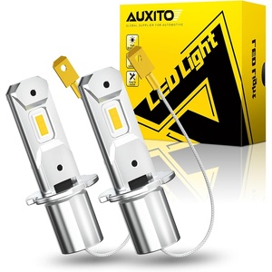 image:imageAUXITO H3 LED Fog Light Bulb 3000K Amber Yellow 46000LM High Penetration 600 Brightness 11 PlugandPlay 10Year Lifespan Canbus Ready for Fog Lamp amp DRL Pack of 2