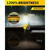 image:imageAUXITO 9004 LED Light Bulbs 96000LM 6500K White Plug and Play2PCS  1200 Brighter than Halogen IP68 Weatherproof for Mud amp Downpours OEM Mini Design 3Min Install 99 Compatibility