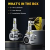 image:imageAUXITO H11 9005 Combo 6500K White 180000LM Mini Size Plug and Play4PCS9012HIR2