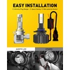 image:imageAUXITO H11 9005 Combo 6500K White 180000LM Mini Size Plug and Play4PCS9012HIR2
