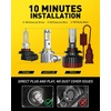 image:imageAUXITO H7 Bulb  1000 Brightness Real 11 Halogen Mini Size 6500K White Illumination for Automotive H7 Fog Lights Plug N Play Pack of 290059006