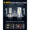 image:imageAUXITO H7 Bulb  1000 Brightness Real 11 Halogen Mini Size 6500K White Illumination for Automotive H7 Fog Lights Plug N Play Pack of 2H49003HB2White