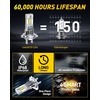 image:imageAUXITO H7 Bulb  1000 Brightness Real 11 Halogen Mini Size 6500K White Illumination for Automotive H7 Fog Lights Plug N Play Pack of 2H7