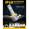 image:imageAUXITO H7 Bulb  1000 Brightness Real 11 Halogen Mini Size 6500K White Illumination for Automotive H7 Fog Lights Plug N Play Pack of 2H8