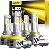 image:imageAUXITO H7 Bulb  1000 Brightness Real 11 Halogen Mini Size 6500K White Illumination for Automotive H7 Fog Lights Plug N Play Pack of 29005H11