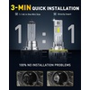 image:imageAUXITO 9005 HB3 Bulbs 80000LM 6500K Cool White Super Bright 15X Halogen Plug and Play CANbus Ready No Flicker Pack of 2H11B
