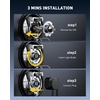 image:imageAUXITO 9005 HB3 Bulbs 80000LM 6500K Cool White Super Bright 15X Halogen Plug and Play CANbus Ready No Flicker Pack of 2H7