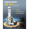 image:imageAUXITO 9005 HB3 LED Bulbs Combo 9X Brighter 5Min Install IP68 2 Pack9005HB3