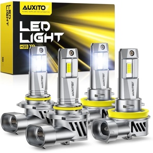image:imageAUXITO 9005 HB3 LED Bulbs Combo 9X Brighter 5Min Install IP68 2 Pack9005H11