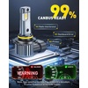 image:imageAUXITO HB4 9006 LED Switchback Bulbs 50000 Lumens 600 Super Bright 6500K White3000K Golden Yellow Dual Color Easy Switch Mini Sized CanBus Ready 2PCS