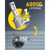 image:imageAUXITO 9005 Bulb 50000LM 1200 Ultra Brightness 6500K Cool White