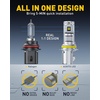 image:imageAUXITO H11H8H9 LED Light Bulbs 96000LM 6500K White Plug and Play2PCS9004