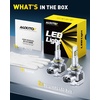 image:imageAUXITO H11H8H9 LED Light Bulbs 96000LM 6500K White Plug and Play2PCS9012
