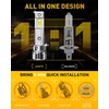 image:imageAUXITO H11H8H9 LED Light Bulbs 96000LM 6500K White Plug and Play2PCSH1