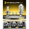image:imageAUXITO H11H8H9 LED Light Bulbs 96000LM 6500K White Plug and Play2PCSH4 For Motorcycle