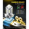 image:imageAUXITO H11H8H9 LED Light Bulbs 96000LM 6500K White Plug and Play2PCSH4 For Motorcycle