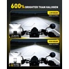 image:imageAUXITO H11H8H9 LED Light Bulbs 96000LM 6500K White Plug and Play2PCSH4 For Motorcycle