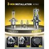 image:imageAUXITO H11H8H9 LED Light Bulbs 96000LM 6500K White Plug and Play2PCSH4HB29003