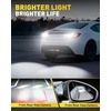 image:imageAUXITO 1156 LED Bulb White Super Bright 7506 1141 1003 BA15S P21W LED Light Replacement with Projector for Backup Reverse Tail Brake DRL Turn Signal Parking Light Pack of 411567506 Pack of 2