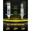 image:imageAUXITO H1 LED Bulbs 48000LM 6500K Bright Wireless Light 2PCS