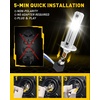 image:imageAUXITO H1 LED Bulbs Combo 6500K White 98000LM 11 Mini Size2PCSH1