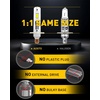 image:imageAUXITO H1 LED Bulbs Combo 6500K White 98000LM 11 Mini Size2PCSH1