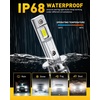 image:imageAUXITO H1 LED Bulbs Combo 6500K White 98000LM 11 Mini Size2PCSH1 with fan