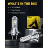 image:imageAUXITO H1 LED Bulbs Combo 6500K White 98000LM 11 Mini Size2PCSH7