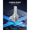 image:imageAUXITO H11 9005 LED Combo Bulbs 6500K White 240000LM 1500 Brighter 4PCS9005H11
