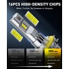 image:imageAUXITO H11 9005 LED Combo Bulbs 6500K White 240000LM 1500 Brighter 4PCSH11B