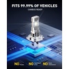image:imageAUXITO H11 9005 LED Combo Bulbs 6500K White 240000LM 1500 Brighter 4PCSH7
