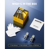 image:imageAUXITO H11 9005 LED Combo Bulbs 6500K White 240000LM 1500 Brighter 4PCSH7