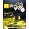 image:imageAUXITO H11 H16 H8 LED Fog Light Bulbs or DRL 6500K White Pack of 23000K Amber
