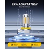 image:imageAUXITO H11 H16 H8 LED Fog Light Bulbs or DRL 6500K White Pack of 23000K Amber