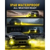 image:imageAUXITO H11 H16 H8 LED Fog Light Bulbs or DRL 6500K White Pack of 23000K Amber