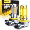 image:imageAUXITO H11 H16 H8 LED Fog Light Bulbs or DRL 6500K White Pack of 23000K Amber