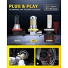 image:imageAUXITO H11 H16 H8 LED Fog Light Bulbs or DRL 6500K White Pack of 23000K Amber