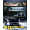 image:imageAUXITO H11 H16 H8 LED Fog Light Bulbs or DRL 6500K White Pack of 26500K White