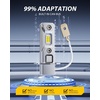 image:imageAUXITO H11 H16 H8 LED Fog Light Bulbs or DRL 6500K White Pack of 26500K White