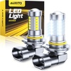 image:imageAUXITO H11 H16 H8 LED Fog Light Bulbs or DRL 6500K White Pack of 26500K White