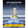 image:imageAUXITO H11 H16 H8 LED Fog Light Bulbs or DRL 6500K White Pack of 26500K White