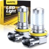 image:imageAUXITO H11 H16 H8 LED Fog Light Bulbs or DRL 6500K White Pack of 26500K White